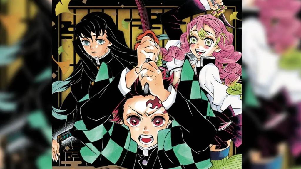 Demon Slayer Tanjiro Kamado, Muichiro Tokito, and Mitsuri Kanjiro