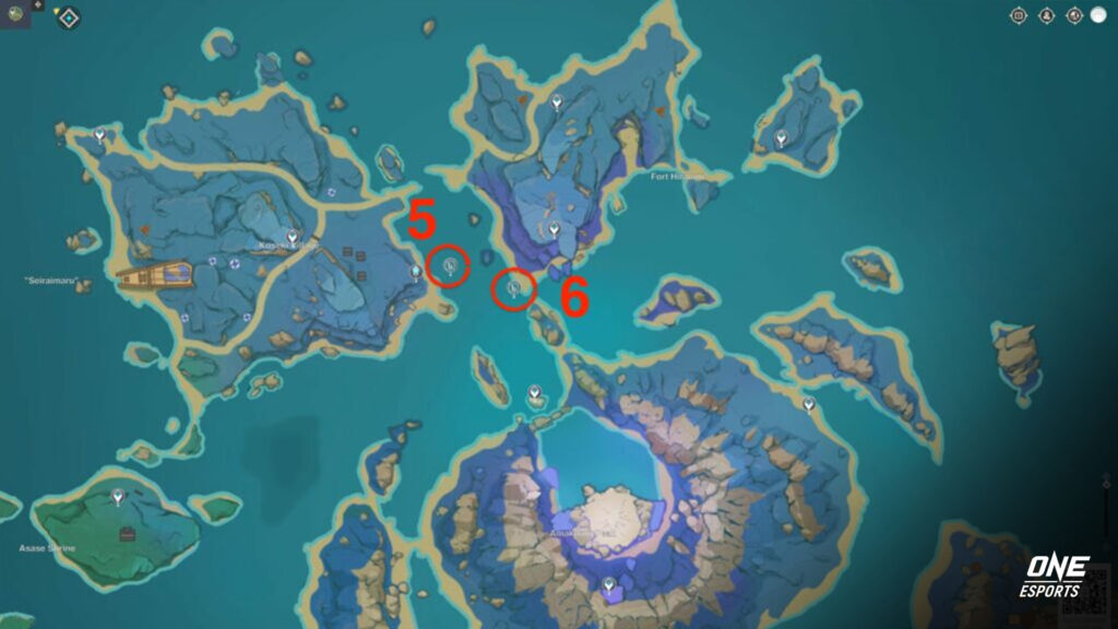 Genshin Impact fishing spots and locations in Inazuma