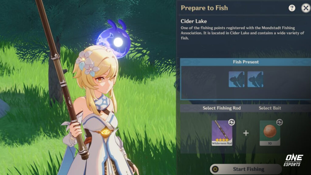 Genshin Impact fishing quest title
