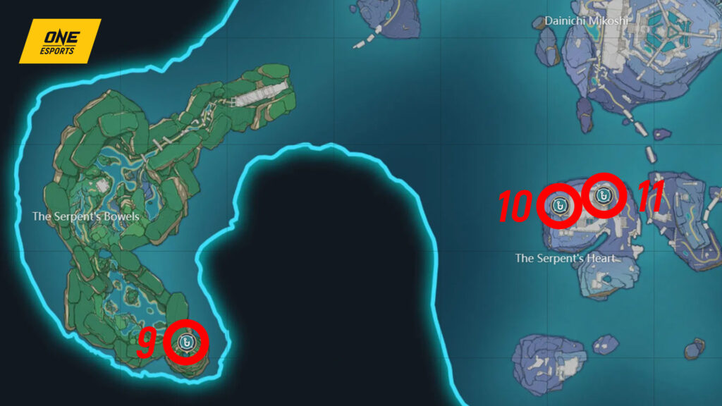 Genshin Impact fishing spots and locations in Enkanomiya, Inazuma