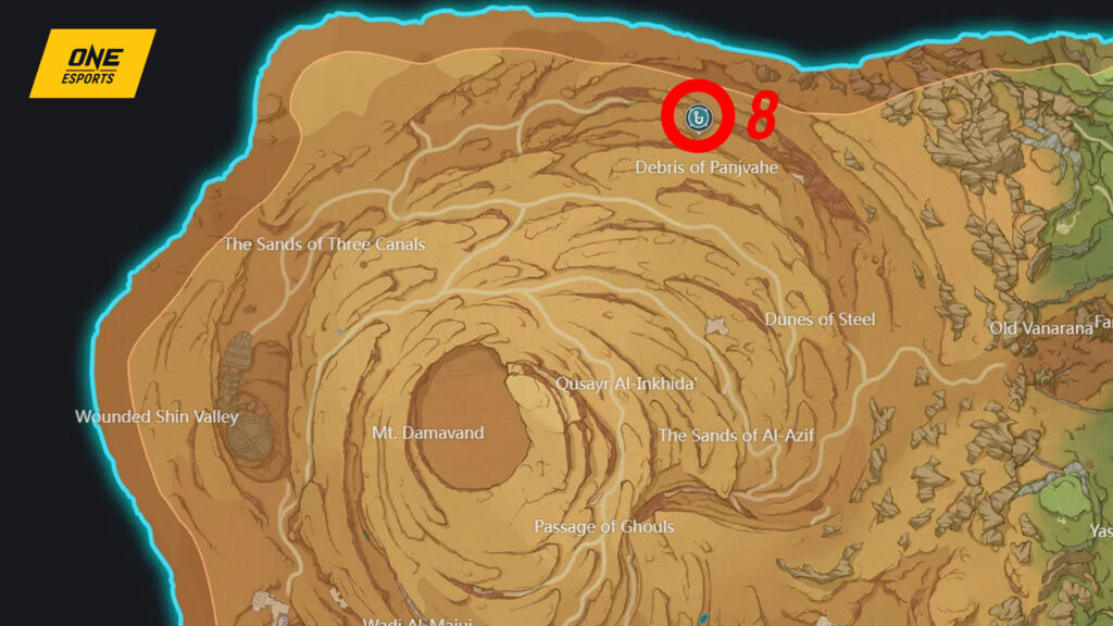 Genshin Impact Fishing spot locations in Sumeru