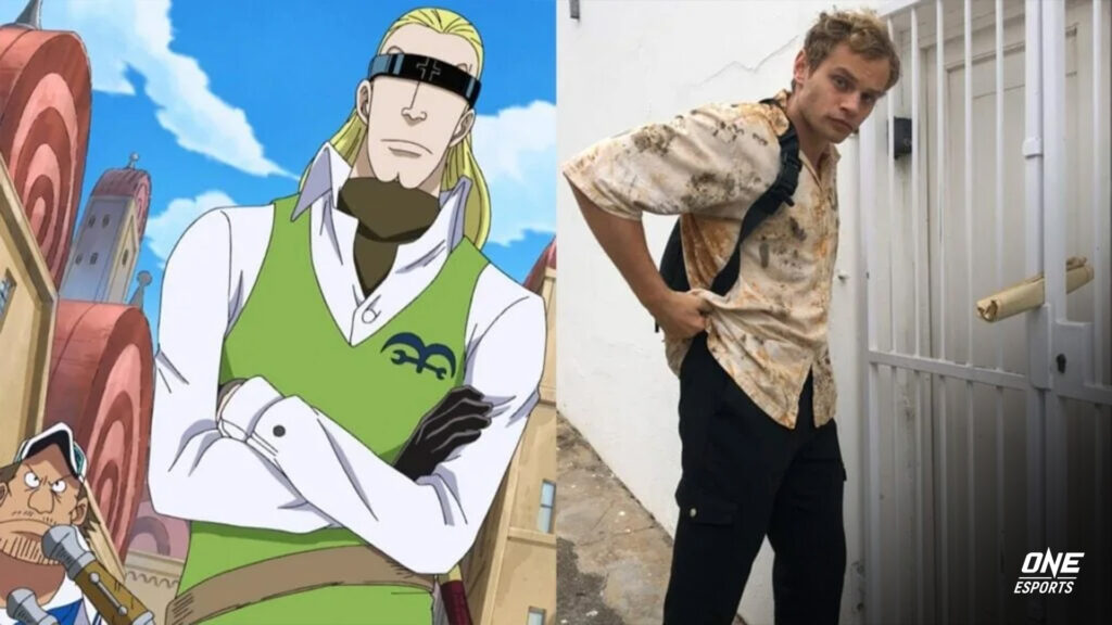 Aidan Scott as Helmeppo in Netflix's One Piece live action
