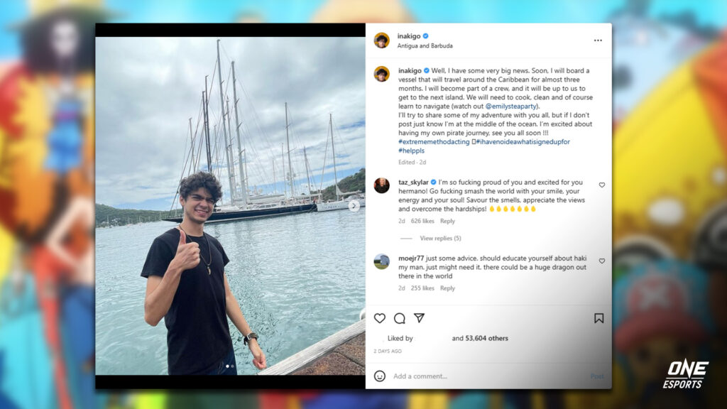 Luffy live action actor Inaki Godoy sets sail on a real ship adventure to do method acting for Netflix's One Piece live-action