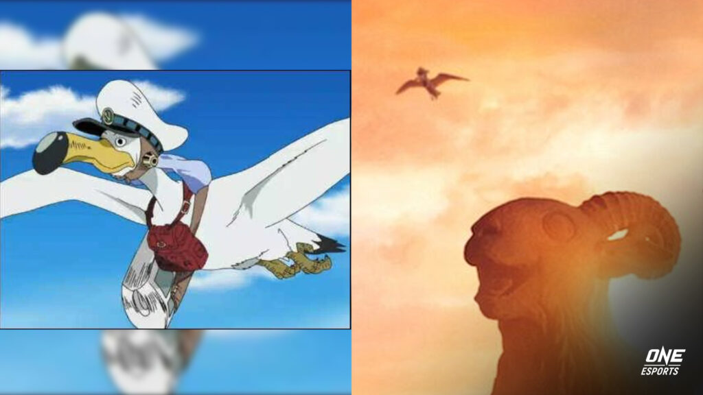 One Piece live action poster featuring the newspaper coo coo bird