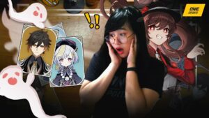 Genshin Impact gacha ritual featuring Hu Tao and ONE Esports writer Kurisu