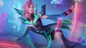 Cyber Agent Valentina splash art Mobile Legends: Bang Bang 
