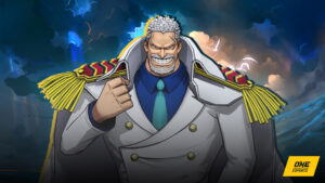 Vice admiral Garp in One Piece