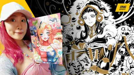 Self-taught artist Rachta Lin with her DC Comics and MTG card art in ONE Esports featured image