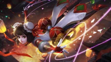 Mobile Legends Angela Shanghai Maiden skin wallpaper