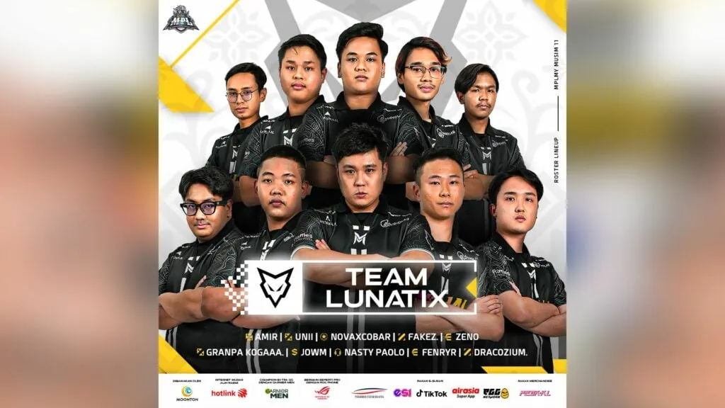 MPL MY Season 11 Team Lunatix