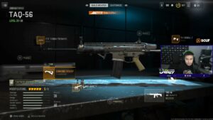 Shottzy shows off his TAQ-56 loadout for Modern Warfare 2 ranked