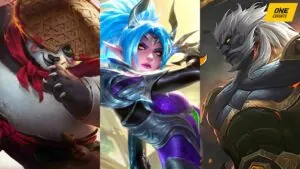 Mobile Legends Bang Bang heroes Akai, Karina, Baxia