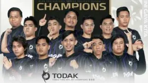 MPL MY Season 11 champion TODAK 