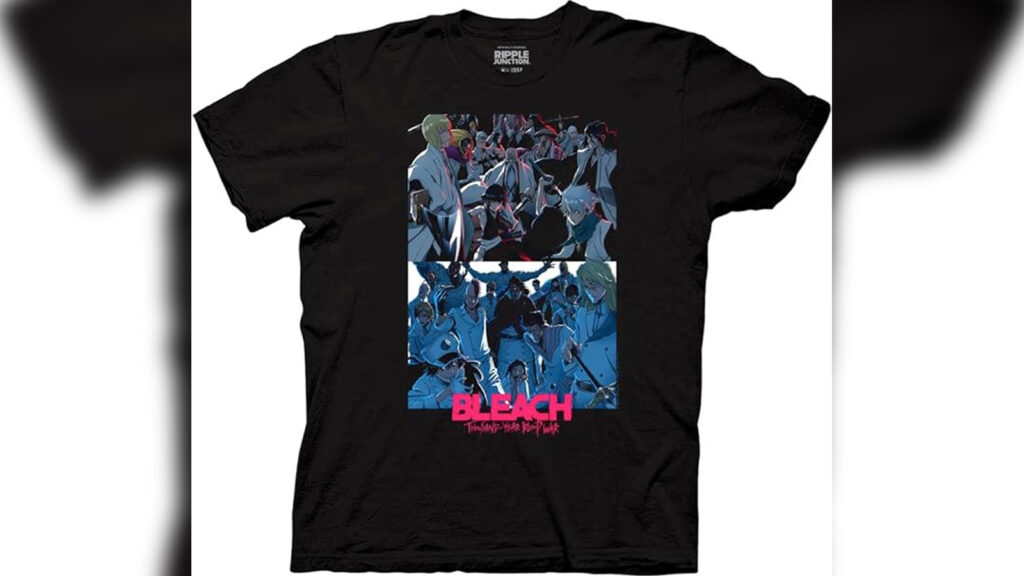 Ripple Junction Bleach: Thousand-Year Blood War Gotei and Quincy Poster Anime Adult T-Shirt Officially Licensed
THE BLOOD WARFARE: Prepare for the return of Bleach with the last arc in this Bleach: Thousand-Year Blood War merch!
FANS ARE THE BEST: Face it, we all love a good fandom. How about representing your favorite anime while rocking this sweet Bleach: Thousand-Year Blood War shirt? Our Bleach: Thousand-Year Blood War tees are more than just a t-shirt. They are a way to bond with friends.