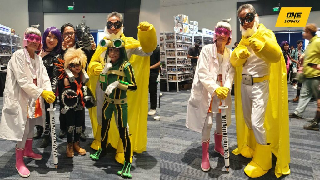 Ramos family's My Hero Academia cosplay at ConQuest 2023