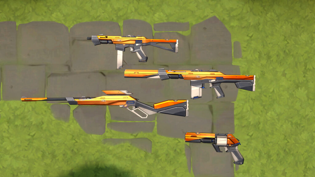 Composite weapon skins from the Episode 7 Act 1 Battle Pass