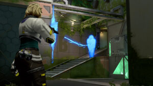 Valorant Agent 23 Deadlock's Annihilation ability in action