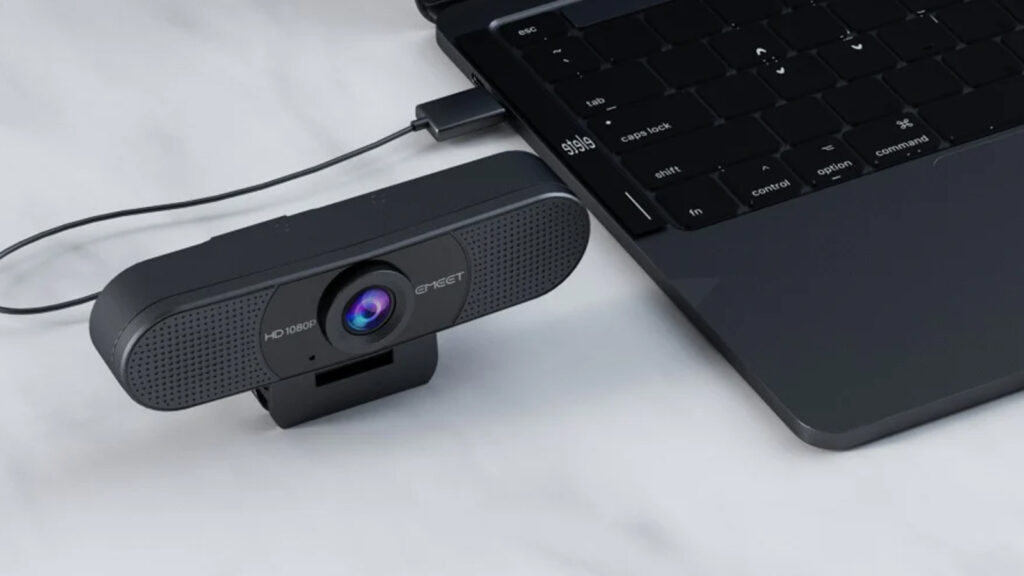 EMEET 1080P Webcam with Microphone, C960 Web Camera, 2 Mics Streaming Webcam with Privacy Cover, 90°View Computer Camera, Plug&Play USB Webcam for Calls/Conference, Zoom/Skype/YouTube, Laptop/Desktop