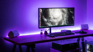 Gaming monitor setup