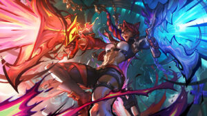 Soul Fighter Samira skin splash art in League of Legends
