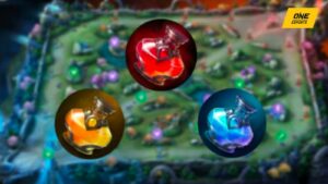 The three available MLBB potions -- Rock Potion, Power Potion, and Magic Potion