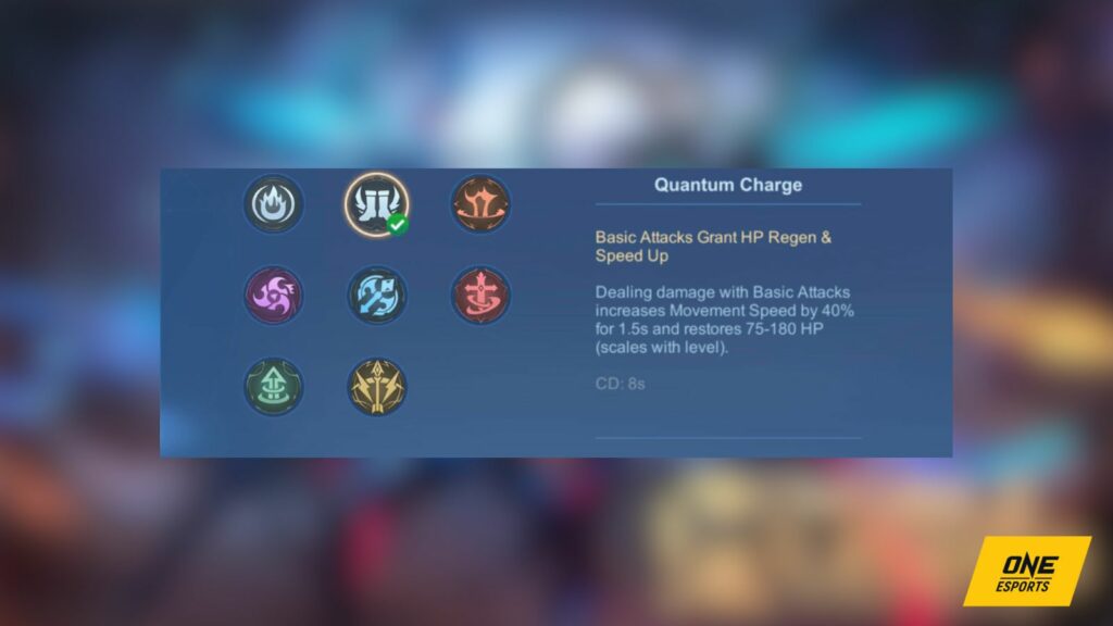 Mobile Legends: Bang Bang talent, Quantum Charge