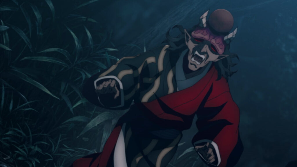 Twelve Demon Moon four Hantengu in Season 3 of the Demon Slayer anime