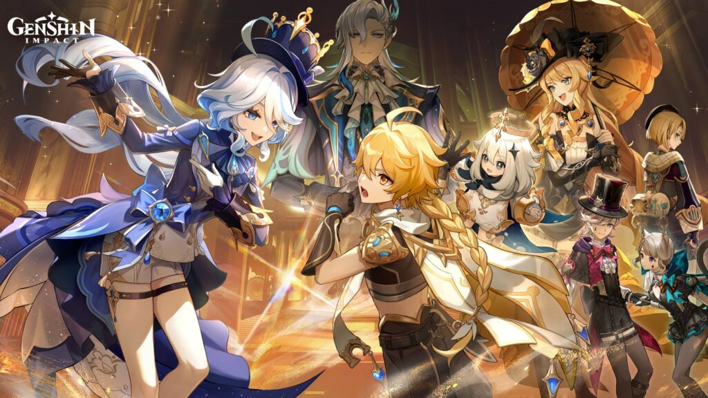 Fontaine characters key visual from Genshin Impact