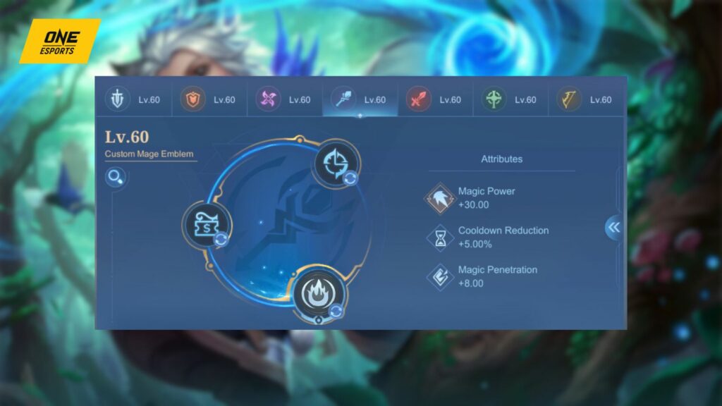 Mobile Legends: Bang bang hero Harith recommended Emblem