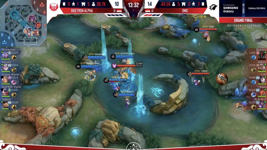 Bigetron Alpha EXP Laner Xorizo controlling the Lord with Dyroth