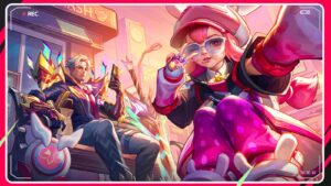 A teaser of the Neobeasts skin line in Mobile Legends featuring Fredrinn and Lylia