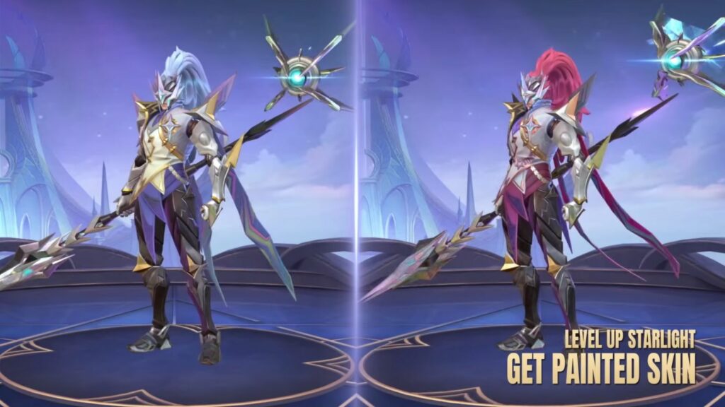 The painted skin of September 2023 Starlight skin Star Enforcer Alpha in Mobile Legends: Bang Bang