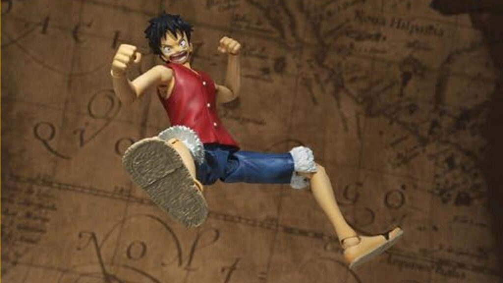 One Piece Bandai S.H. Figuarts 6 Inch Super Articulated Figure Monkey D. Luffy