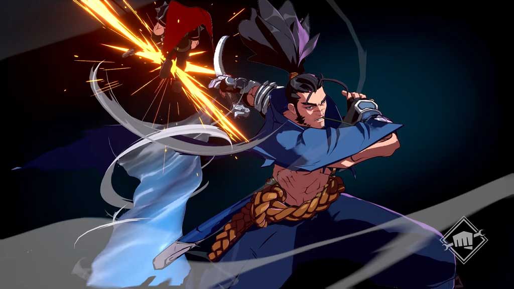 Yasuo uses Wind Wall against Darius