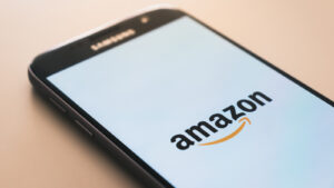 Amazon on mobile phone Samsung