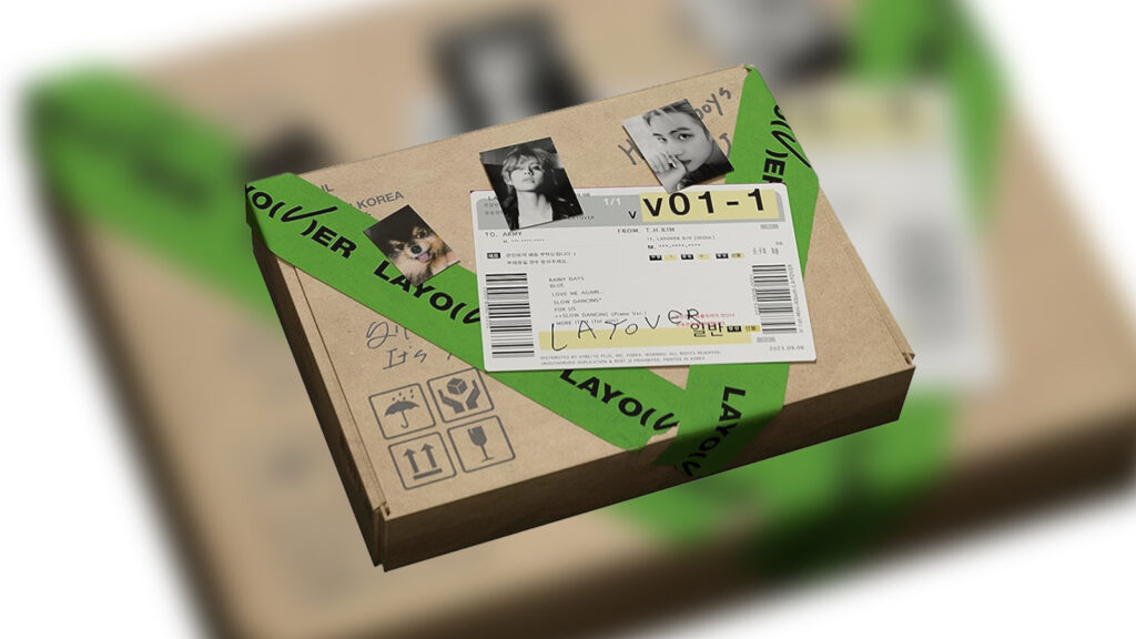 BTS V album Layover 