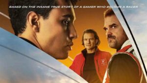 Gran Turismo movie official poster with tagline