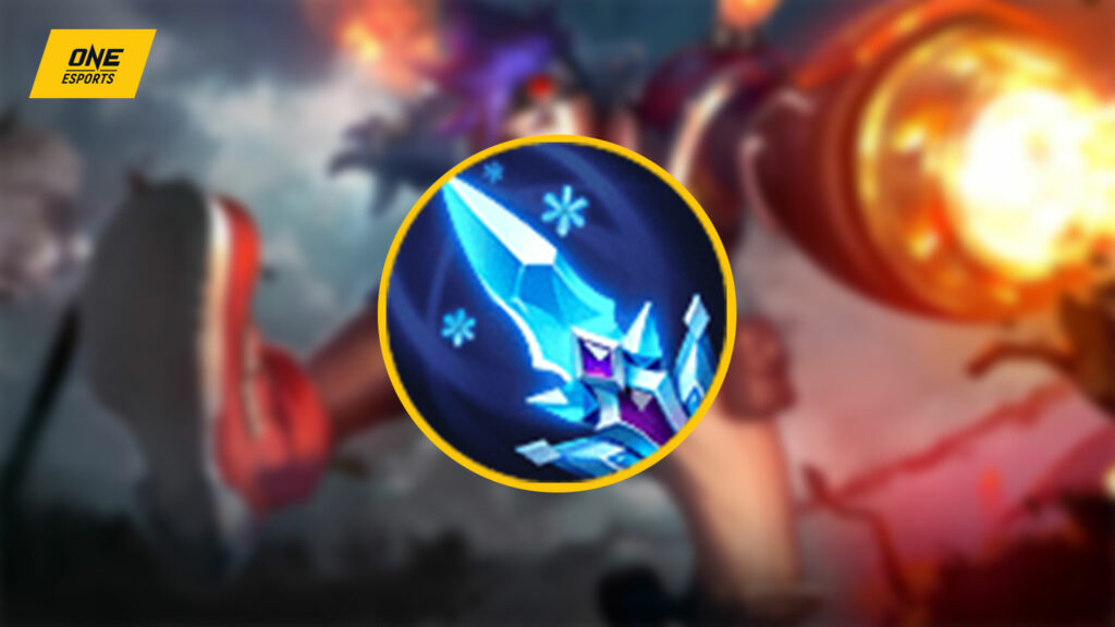 Mobile Legends: Bang Bang equipment Ice Queen Wand on X.Borg background