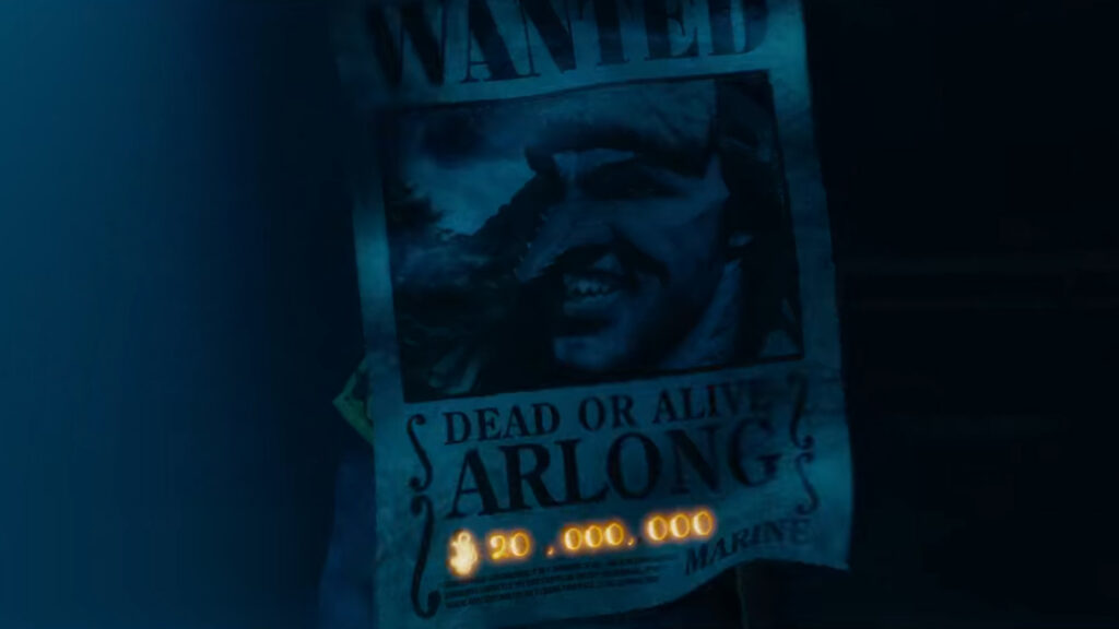 Arlong bounty poster in One Piece live action