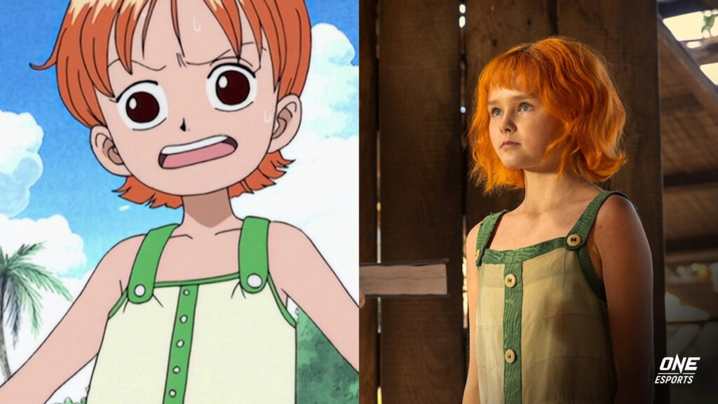 Lily Fisher as young Nami in One Piece live action
