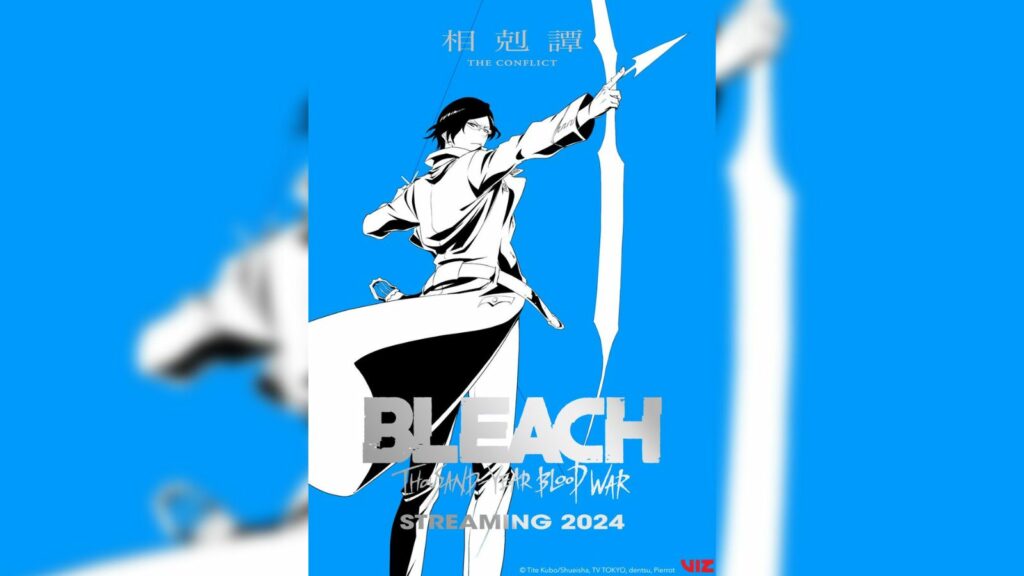 Bleach TYBW part 3 key visual featuring Uryu Ishida