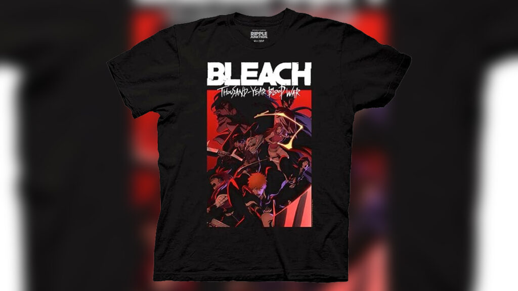 Ripple Junction Bleach: Thousand-Year Blood War Key Visual Anime Adult T-Shirt Officially Licensed