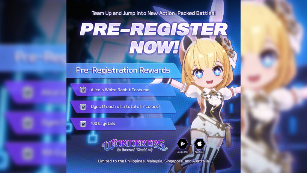 How to pre-register Wonderers Eternal World