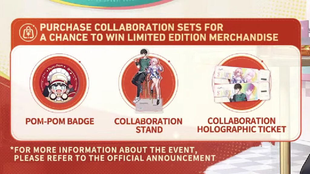 Honkai Star Rail Time to Feast merchandise