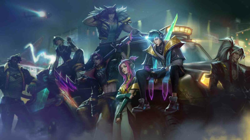 League of Legends Heartsteel Aphelios official splash art and wallpaper