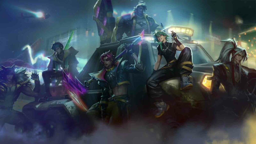 League of Legends Heartsteel Ezreal official splash art and wallpaper