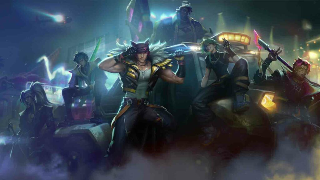 League of Legends Heartsteel Sett official splash art and wallpaper