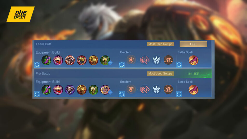 Mobile Legends: Bang Bang jungle Baxia best build