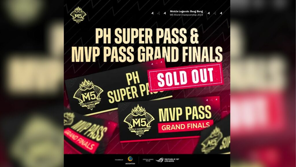 Early bird M5 tickets sold out announcement