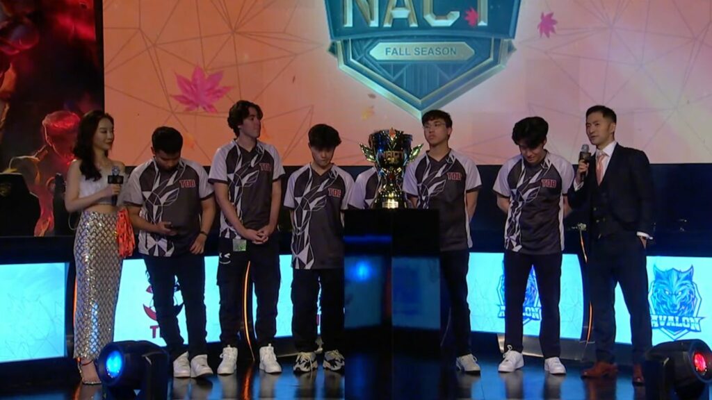 TheOhioBrothers members receiving their medals and trophy during the NACT Fall 2023